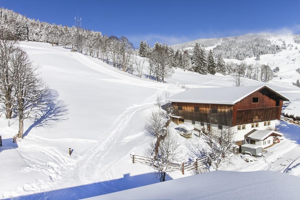 Ferienwohnung Eberharthof Saalbach Exterior foto